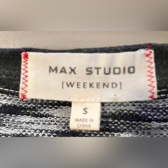 Max Studio Weekend Size Small Black 3/4 Sleeve dress - Picture 2 of 8